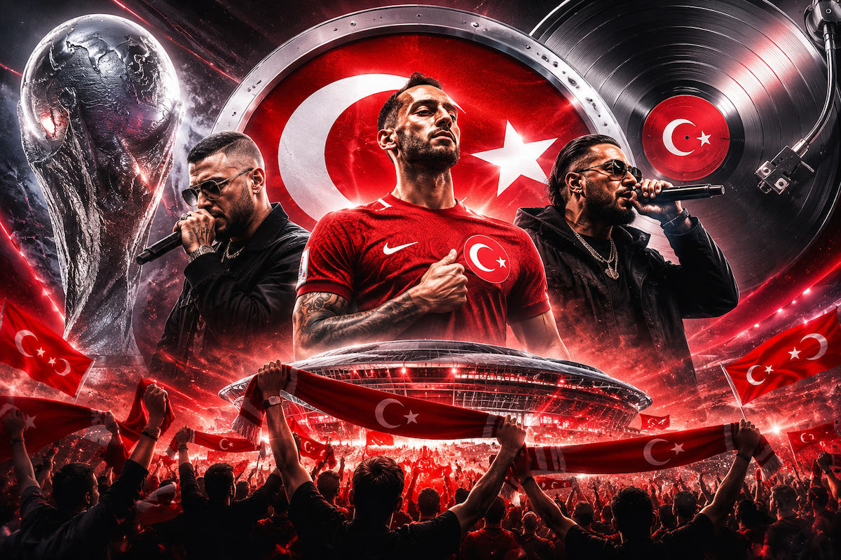 Historischer WM-Soundtrack enthüllt: Hakan Calhanoglu bringt Rap-Stars Murda und MERO für die offizielle Türkei-Hymne zusammen!